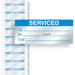 Serviced/ID/By/Date/Due