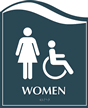 Pacific - Women Restroom Sign
