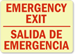 Emergency Exit Sign