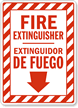 Fire Extinguisher Sign