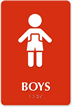 Boys Restroom Sign