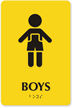 Boys Restroom Sign