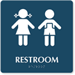 Restroom Boys Girls Pictogram Sign
