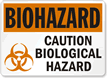 Biohazard Caution Biological Hazard Sign