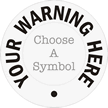 Custom Warning Circle SlipSafe™ Floor Sign