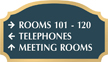 Florence Directional Sign, 6.875 in. x 11.875 in.