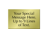 Custom Engraved Brass Sign, Text Upto 9 Lines