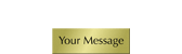 Customized Text Engraved Brass Door Sign
