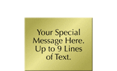 Custom Engraved Brass Sign, Text Upto 11 Lines