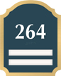 Florence Room Number Sign - 2 Slot, 7.875 in. x 6.25 in.