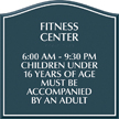 Santera HT Common Room Sign w/Border, 11.875 in. x 11.875 in.