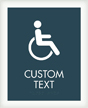 2 Line Custom Regulatory w/Symbol