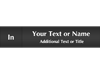 Custom Slider Sign - In/Out