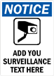 Custom SURVEILLANCE Sign