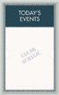 Fashionably Display Your Day's Events