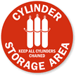 Cylinder Storage Area