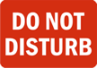 Do Not Disturb Sign