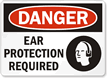 Danger: Ear Protection Required (with graphic)