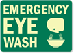 Emergency Eye Wash Sign