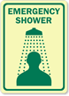 Emergency Shower Sign