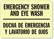 Emergency Shower and Eye Wash (Bilingual)