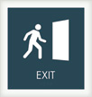Exit w/Man/Door Symbol