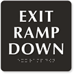 Exit Ramp Down Sign