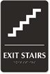 Exit Stairs Sign