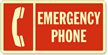 Emergency Phone Sign