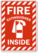 Fire Extinguisher Inside Sign