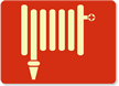 Fire Hose Symbol Sign