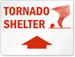 Tornado Shelter Sign