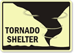 Tornado Shelter Sign