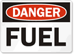 Danger Fuel Sign