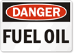 Danger Fuel Oil Sign