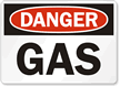 Danger Gas Sign
