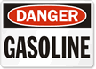Danger Gasoline Sign