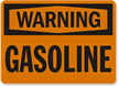 Warning Gasoline Sign