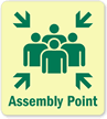 GlowSmart™ Assembly Point Sign