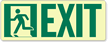 GlowSmart™ Directional Exit Sign, Left Sign