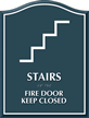 Fire Door Keep Closed Sign