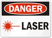 Danger Laser Sign