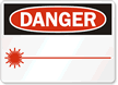 Danger Laser Symbol Sign