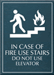 In Case of Fire Sign