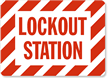 Lockout Station Lockout Sign