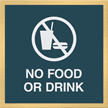 No Food Drink Graphic Sign