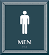 Men Restroom Sign