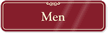 Men Bathroom Sign