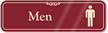 Men Bathroom Sign