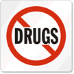 No Drugs Graphic Sign